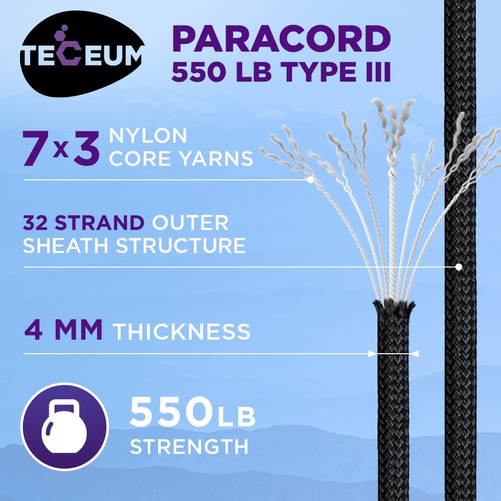 Reflective Paracord Rope 1000f - Para Cord 1000Ft recensione e prezzo