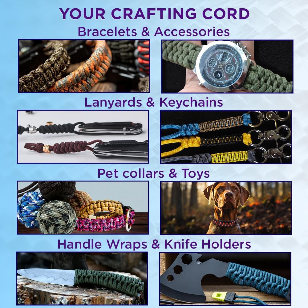 Reflective Paracord Rope 1000f - Para Cord 1000Ft recensione e prezzo