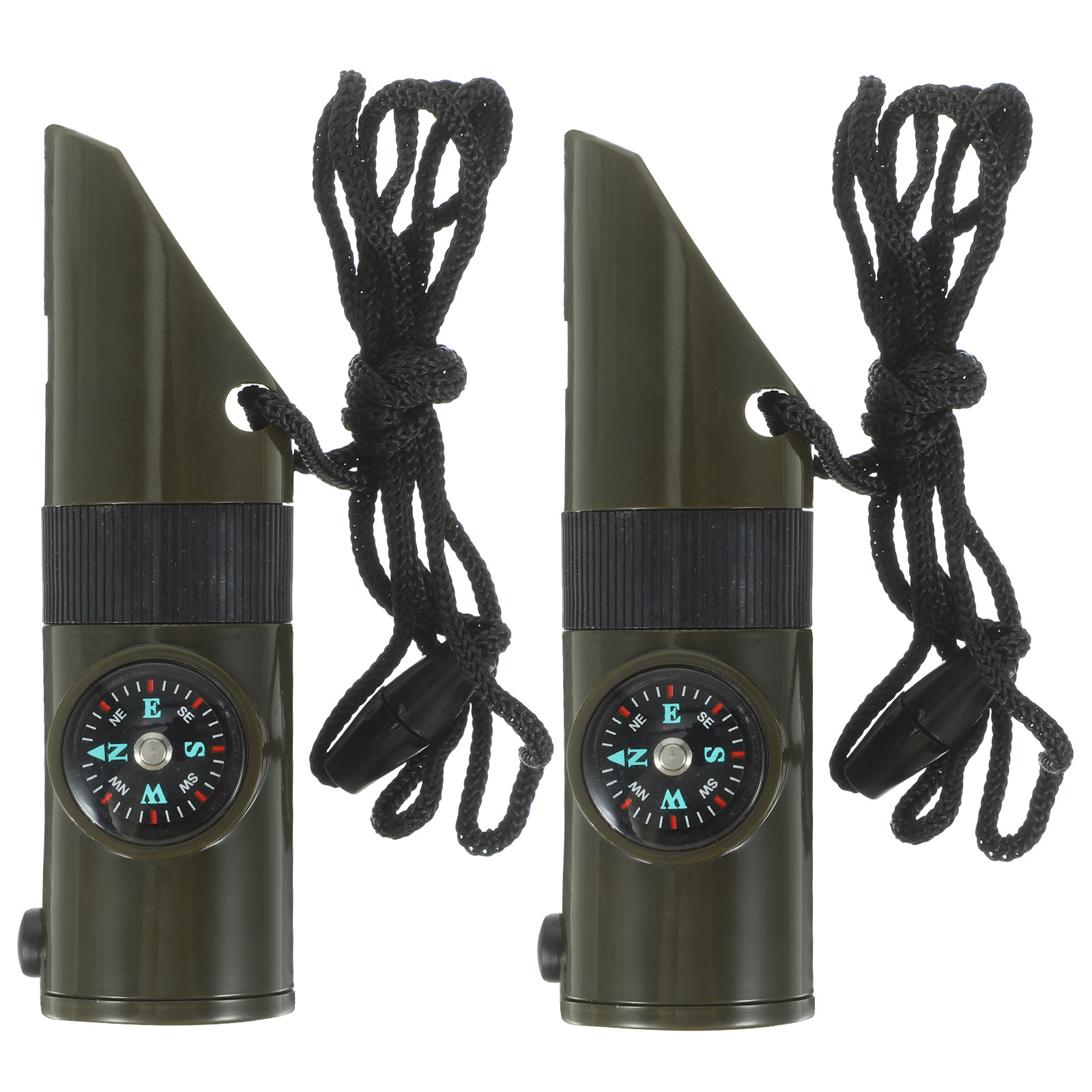 2Pcs 7-in-1 Survival Whistle A - Emergency Whistle Loud recensione e prezzo