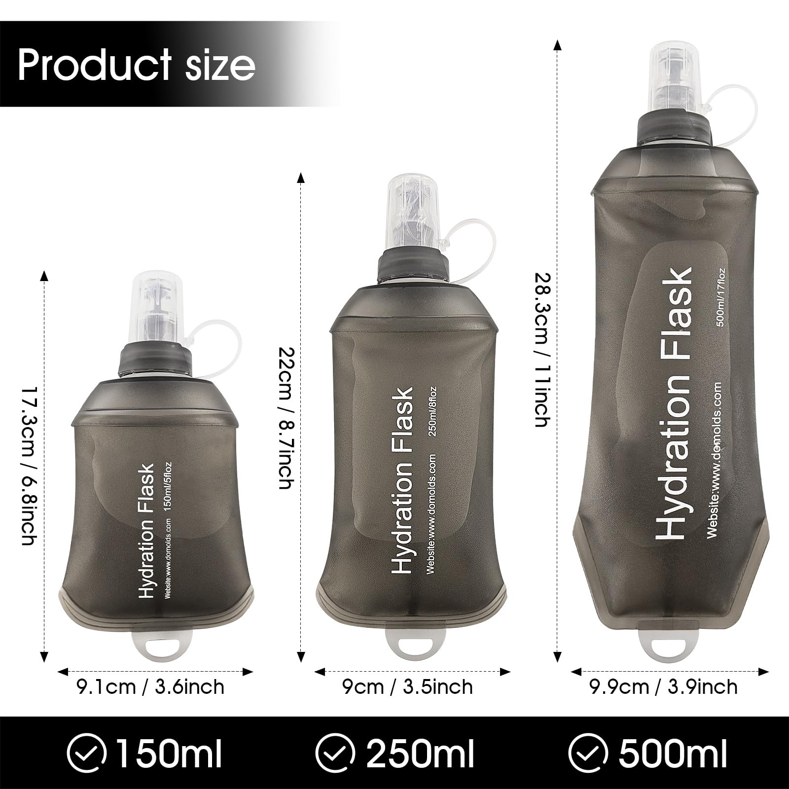 Soft Flask, TPU Collapsible So - Water Bag Collapsible recensione e prezzo