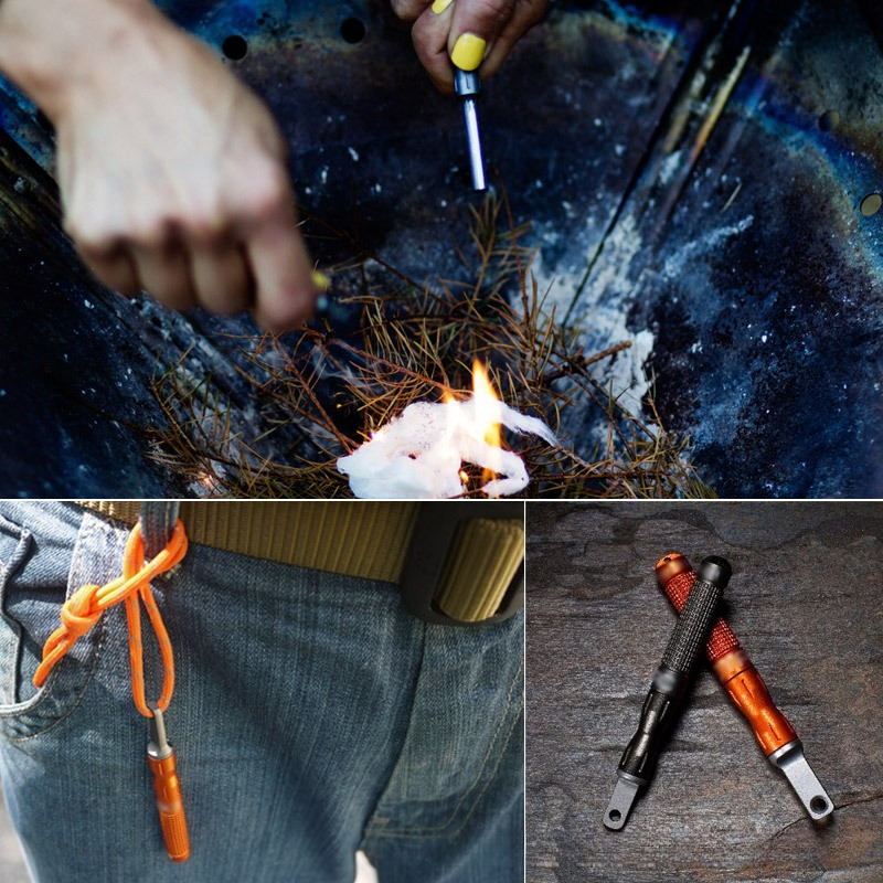 2PCS  Multifunctional Flint Wa - Magnesium Fire Starter recensione e prezzo