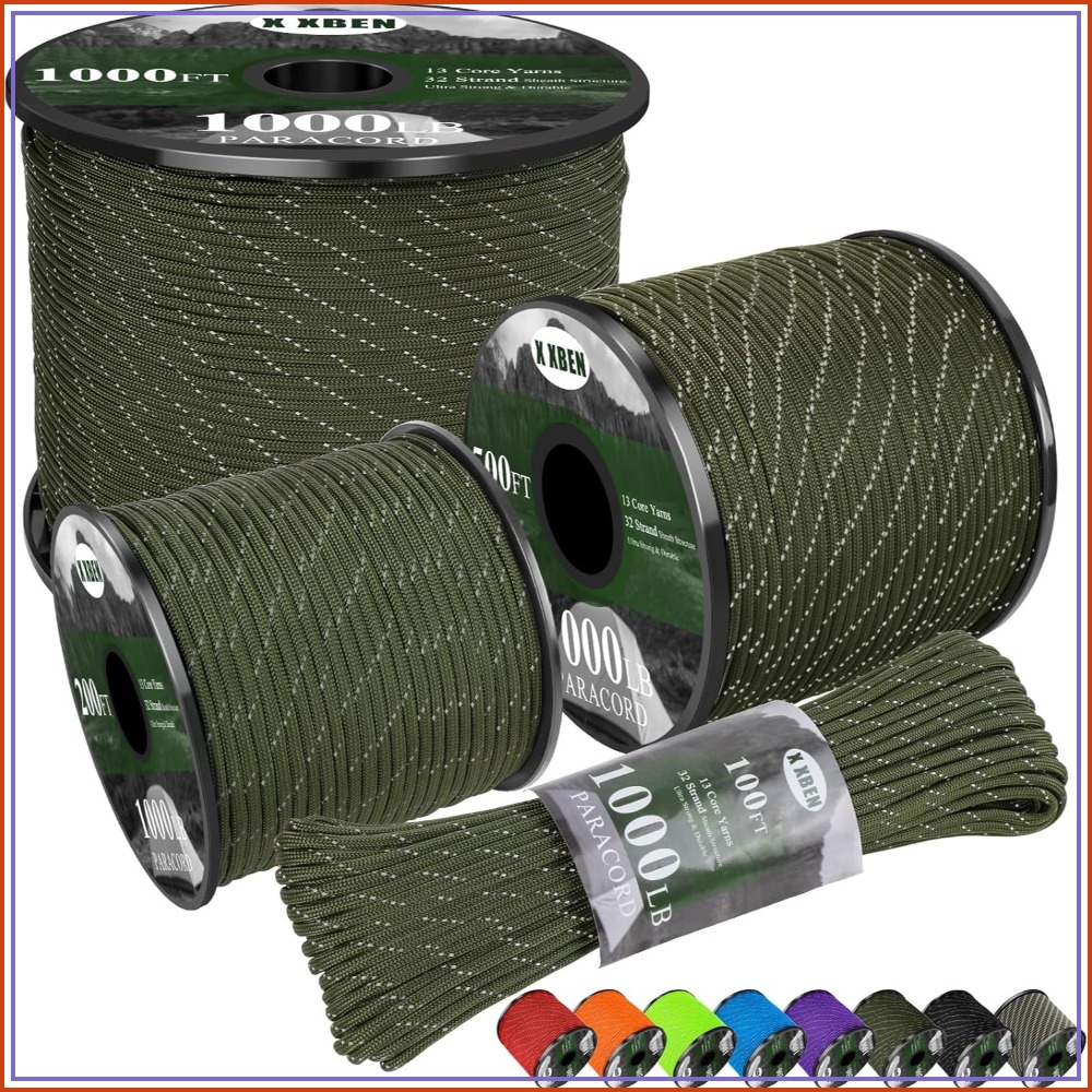 Reflective Paracord 1000lb, 50 - Para Cord 1000Ft recensione e prezzo