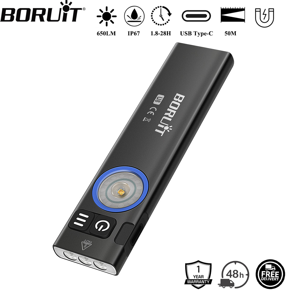 BORUiT U8 650LM EDC LED Flashl - Fishing Kit Compact recensione e prezzo