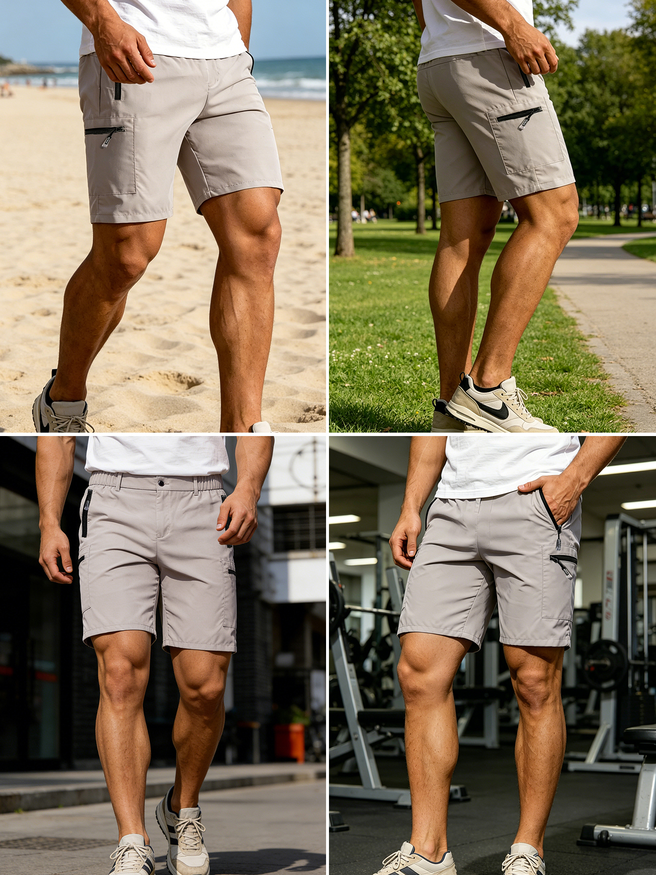 Men's Short Cargo Shorts Multi - Fishing Kit Compact recensione e prezzo