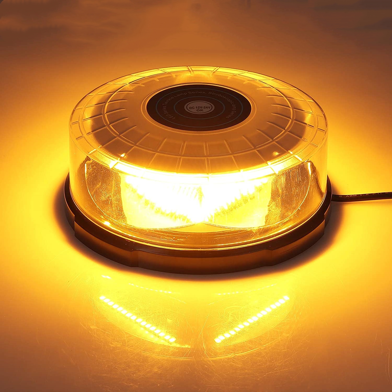 Yellow 24 LED Car Roof Ceiling - Sos Light Strobe recensione e prezzo