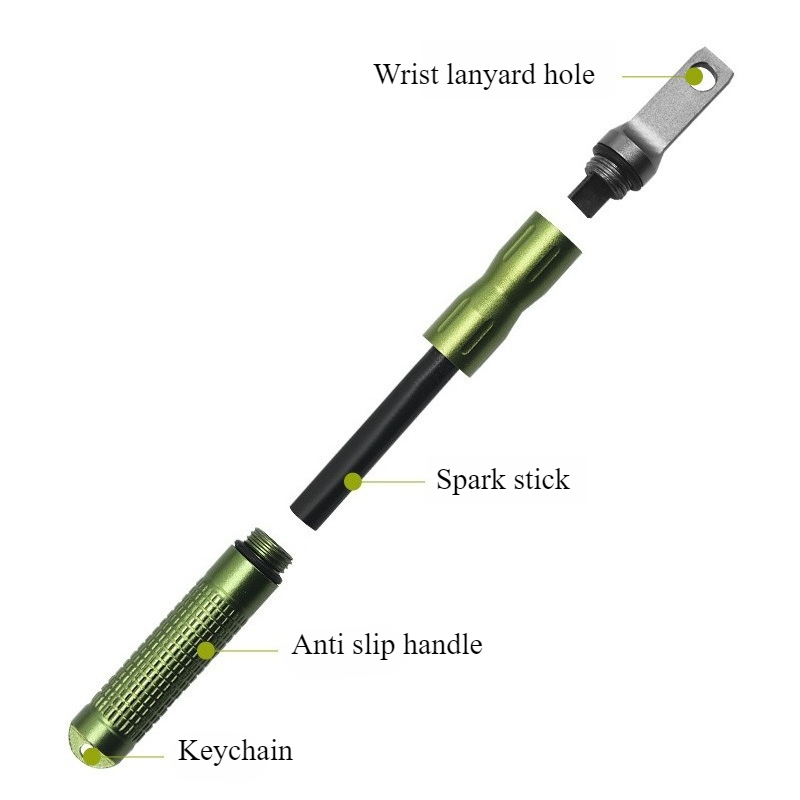 Portable Waterproof Flint Emer - Fire Starting Kit recensione e prezzo