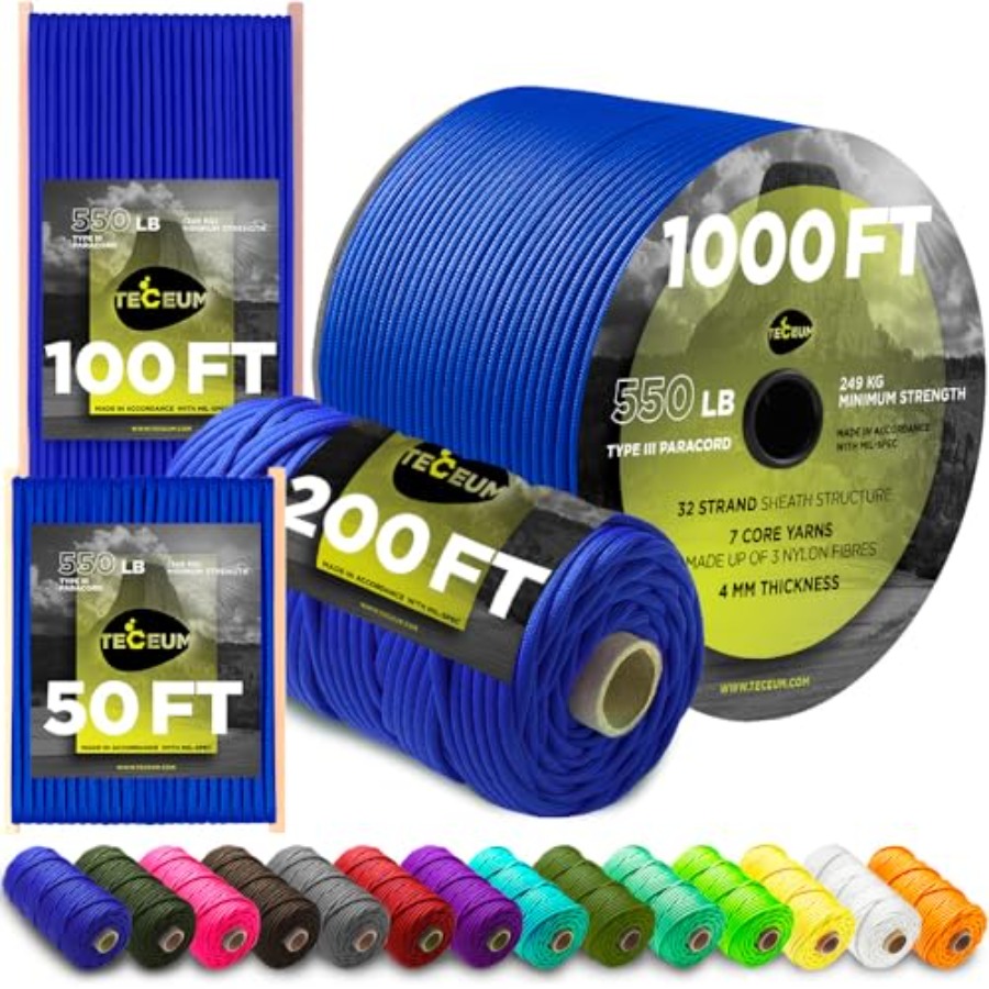 5/32 Paracord Rope 1000 1000ft - Para Cord 1000Ft recensione e prezzo