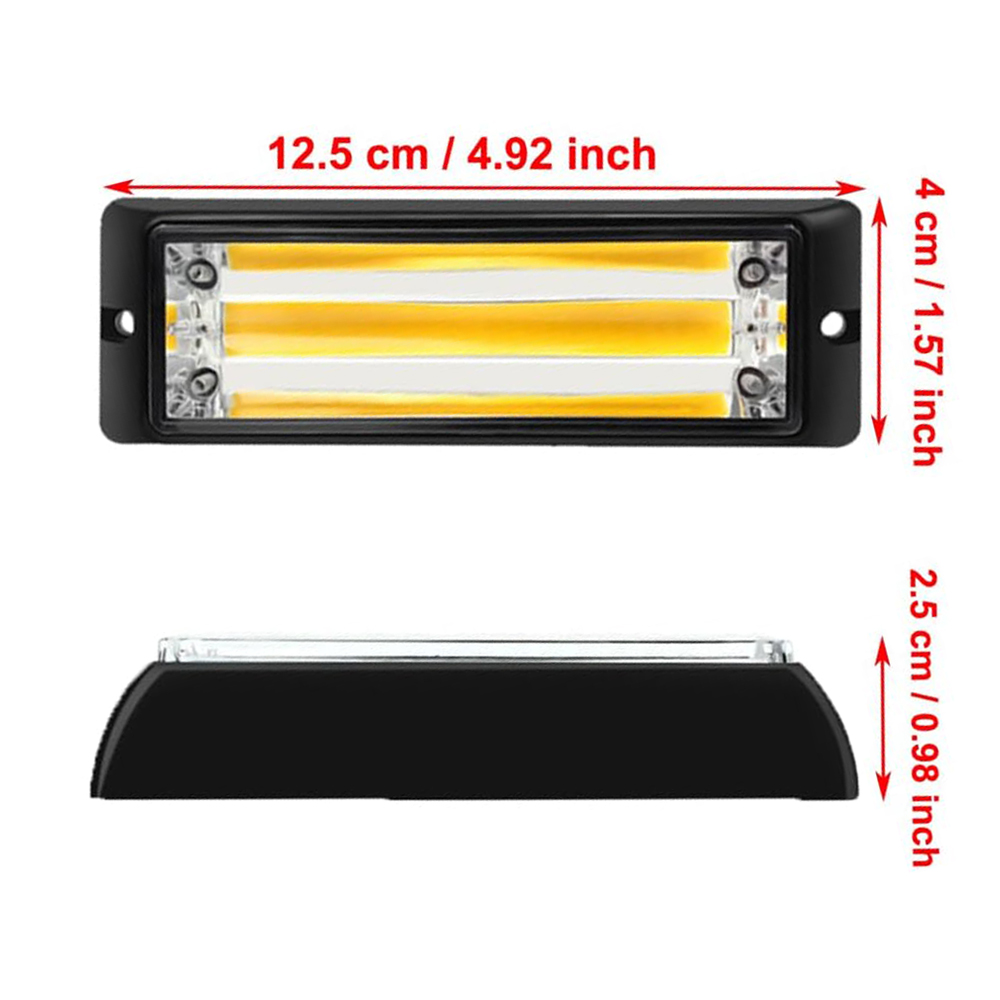 2pcs COB LED Warning Light Eme - Sos Light Strobe recensione e prezzo