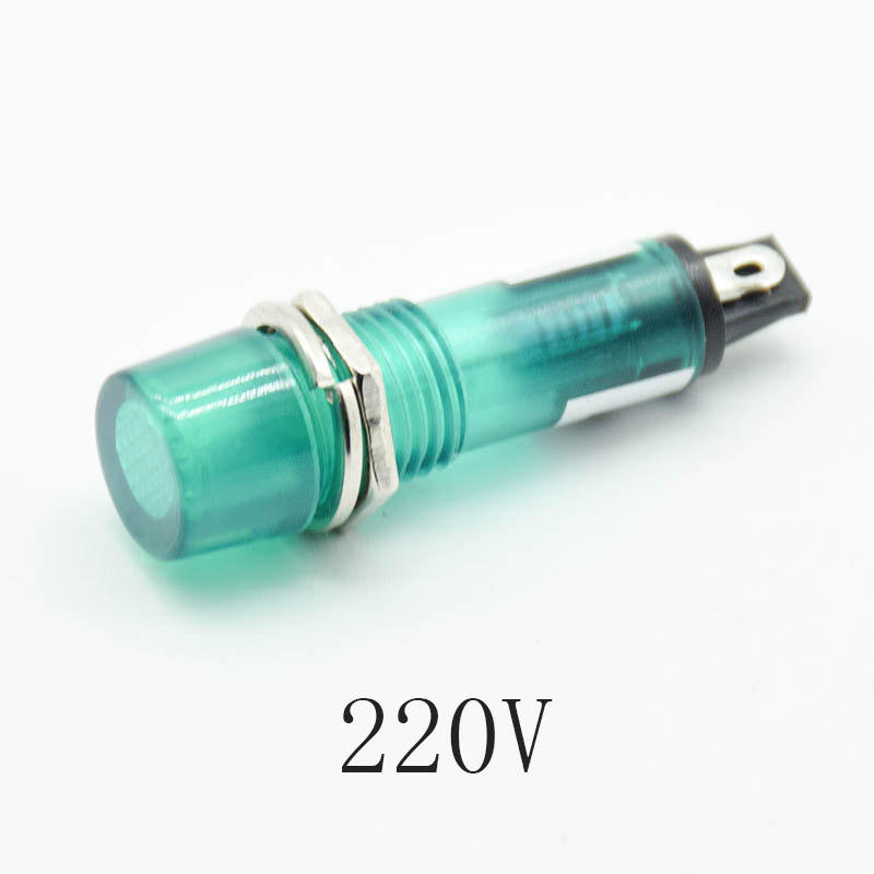 5Pcs 220V 12V 24V DC Mounting  - Signal Panel Orange recensione e prezzo