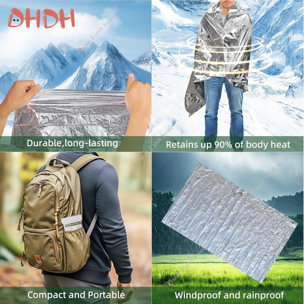 Emergency Thermal Blanket 5/10 - Survival Blanket Reflective recensione e prezzo