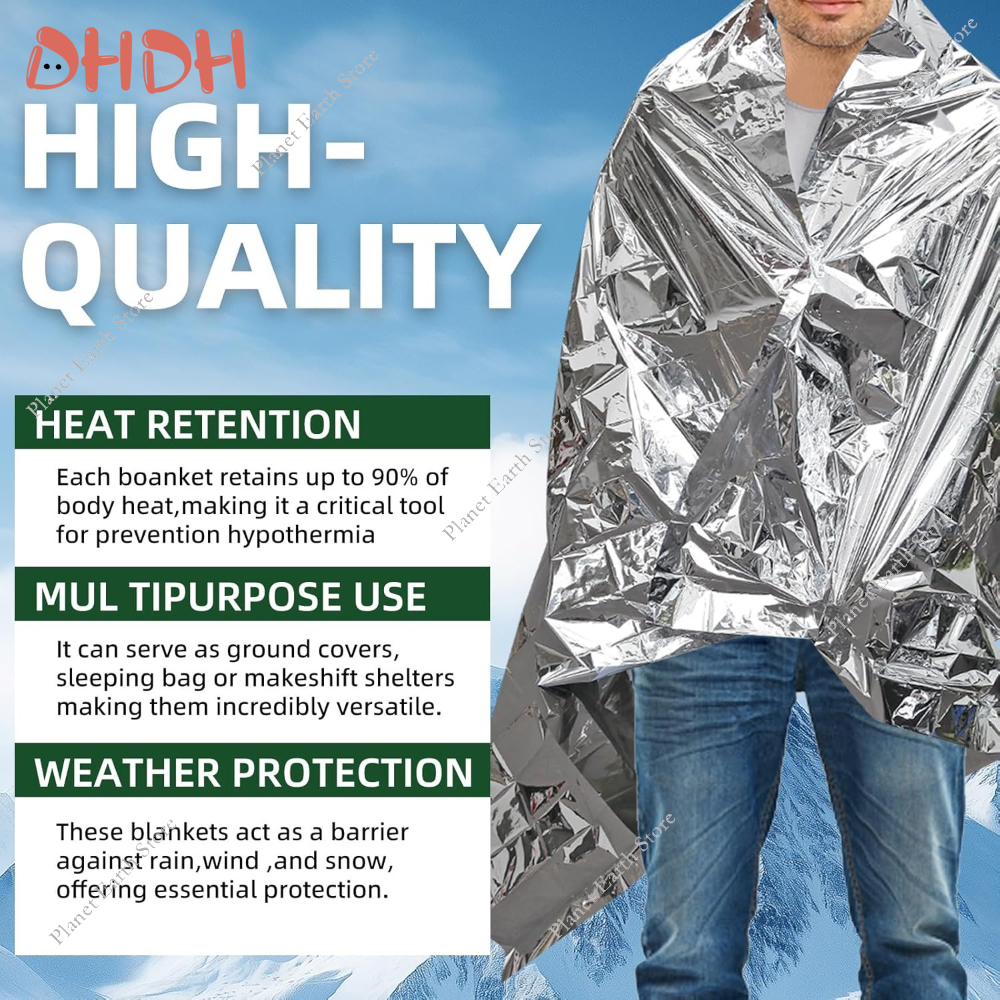 Emergency Thermal Blanket 5/10 - Survival Blanket Reflective recensione e prezzo
