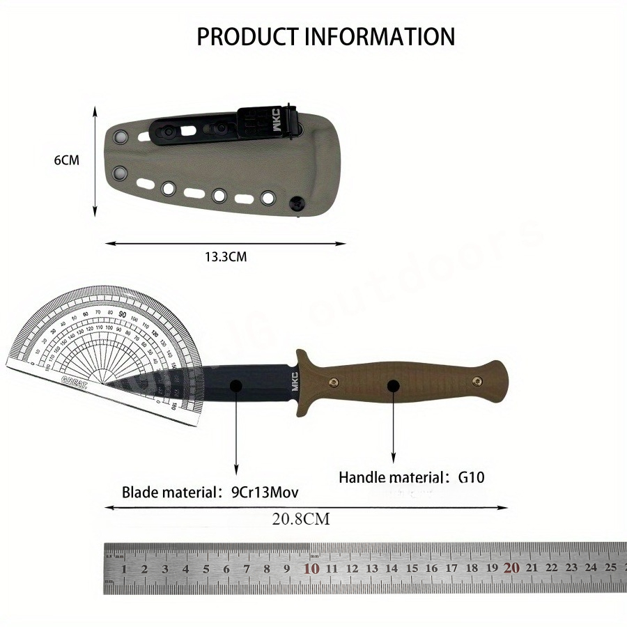 High Hardness MKC V24 Fixed Bl - Bushcraft Knife Fixed recensione e prezzo