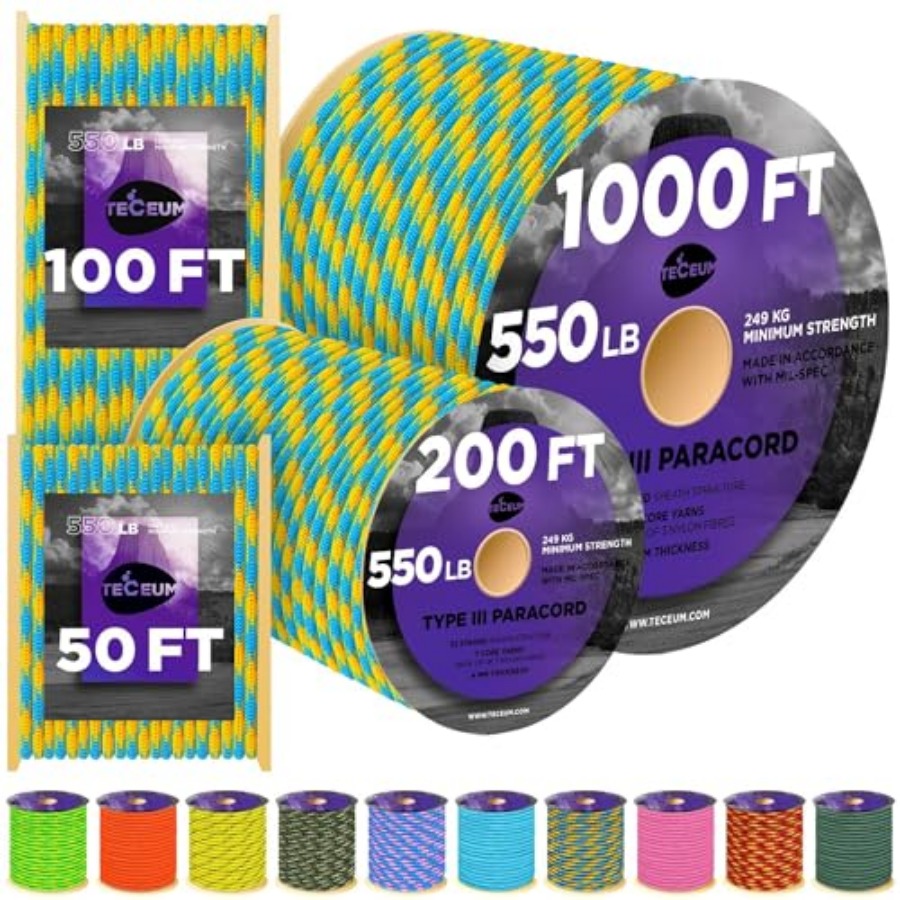 Reflective Paracord Rope 1000  - Para Cord 1000Ft recensione e prezzo