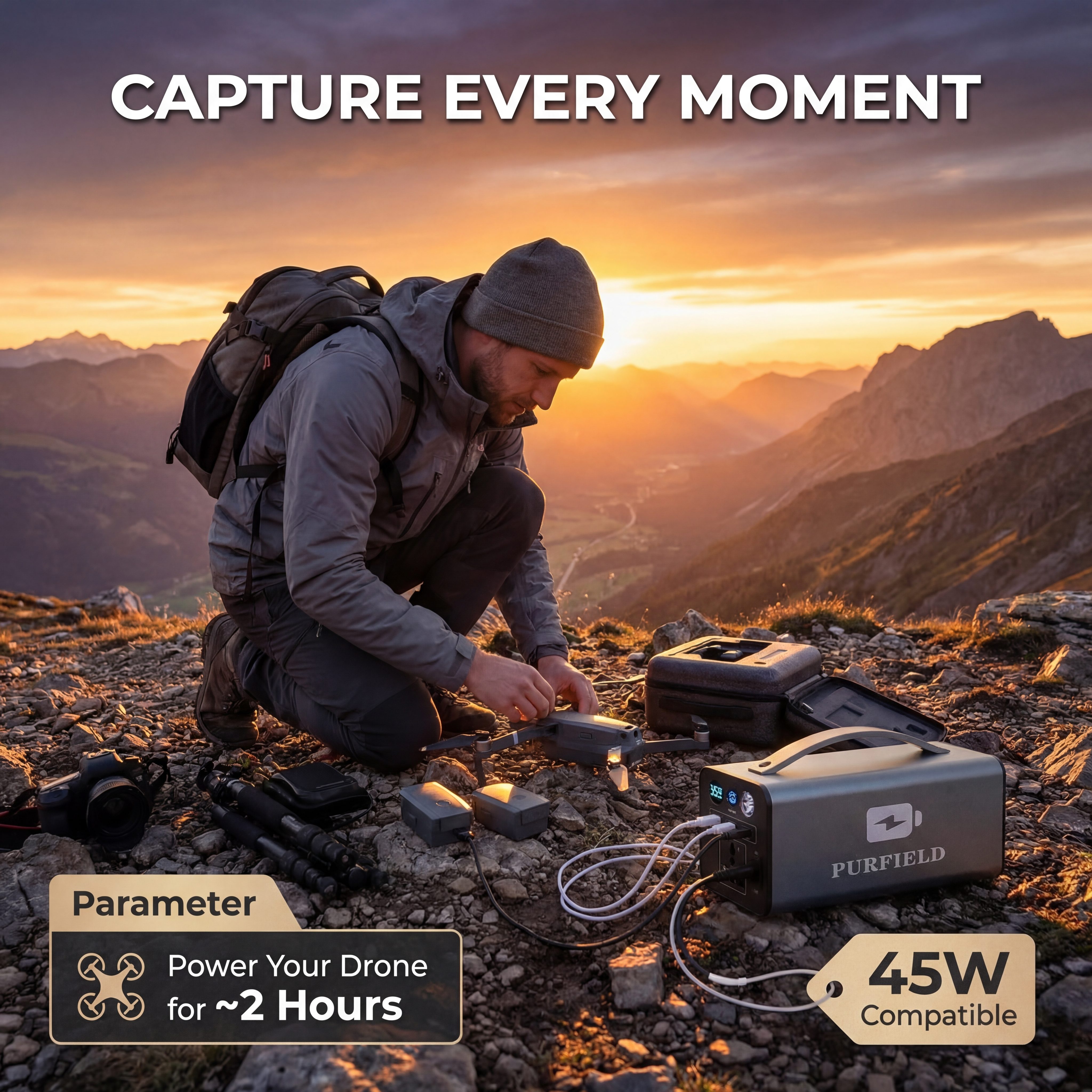 180W Outdoor Power Station 320 - Solar Emergency Charger recensione e prezzo