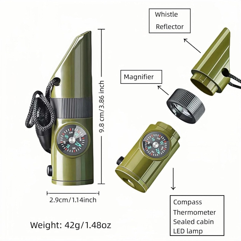 3-in-1 Emergency Whistles with - Emergency Whistle Loud recensione e prezzo