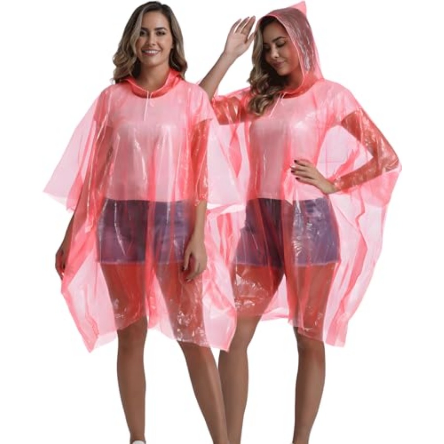 4/6/12 Pack Disposable Rain Po - Emergency Poncho Rain recensione e prezzo