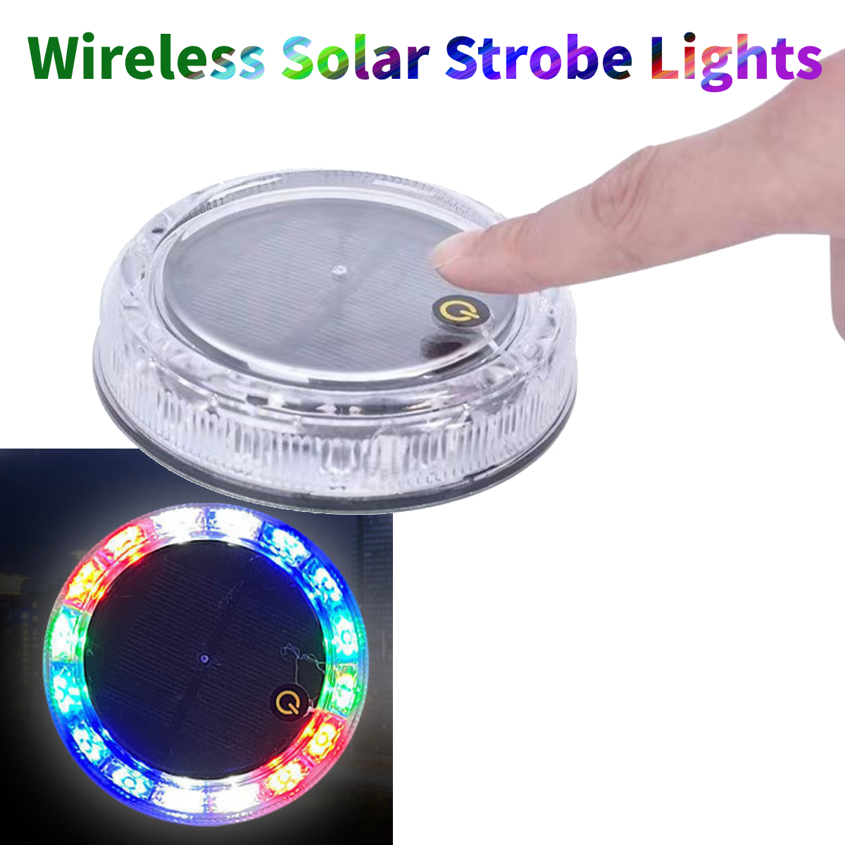 1/2x Car Wireless Strobe Touch - Sos Light Strobe recensione e prezzo