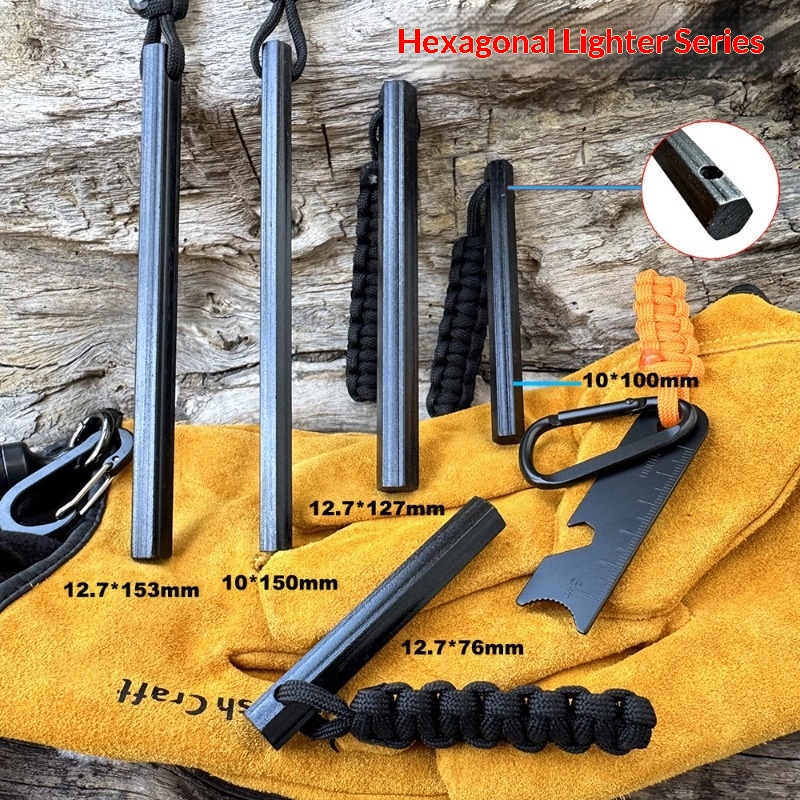 Hand Woven Rope Hexagonal Flin - Magnesium Fire Starter recensione e prezzo