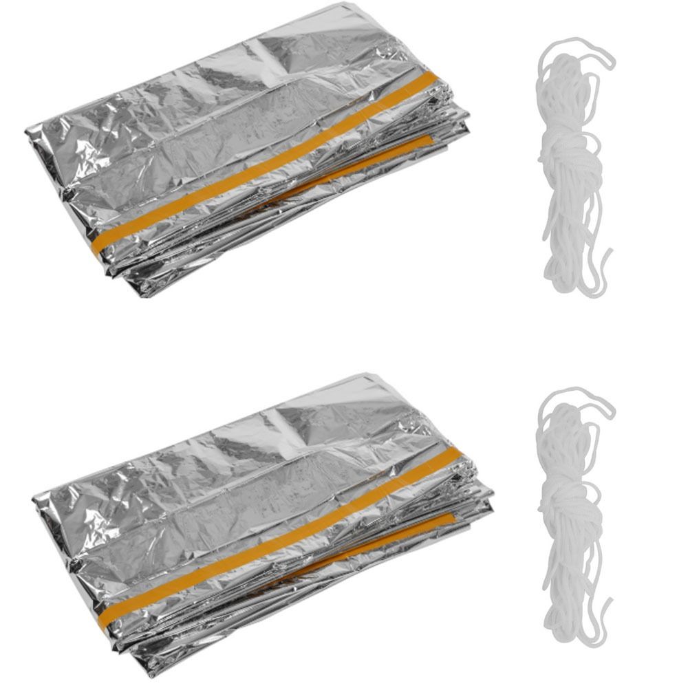 2 Pcs Durable Reflective Emerg - Survival Blanket Reflective recensione e prezzo