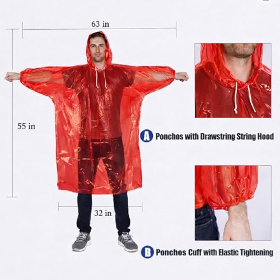 Mindful Design Rain Ponchos wi - Emergency Poncho Rain recensione e prezzo