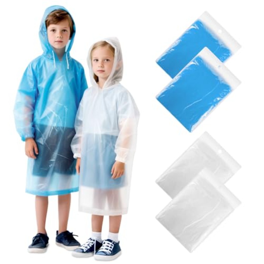 GAOHUI 4/6 Pack Disposable Rai - Emergency Poncho Rain recensione e prezzo