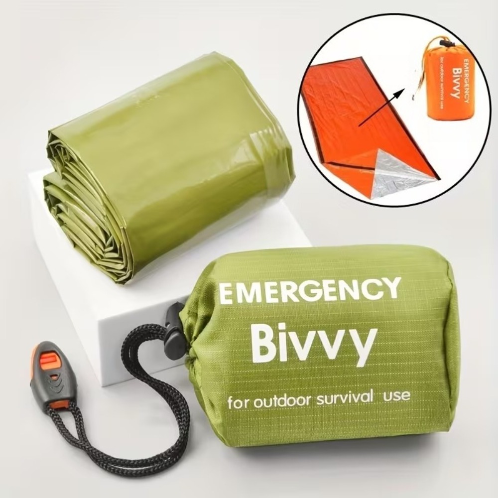 3Pcs Emergency Sleeping Bag Ki - Bivy Bag Emergency recensione e prezzo