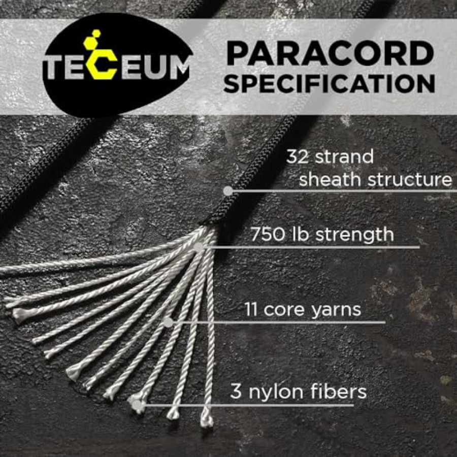 Paracord Rope 750 lb 1000ft/ 2 - Para Cord 1000Ft recensione e prezzo