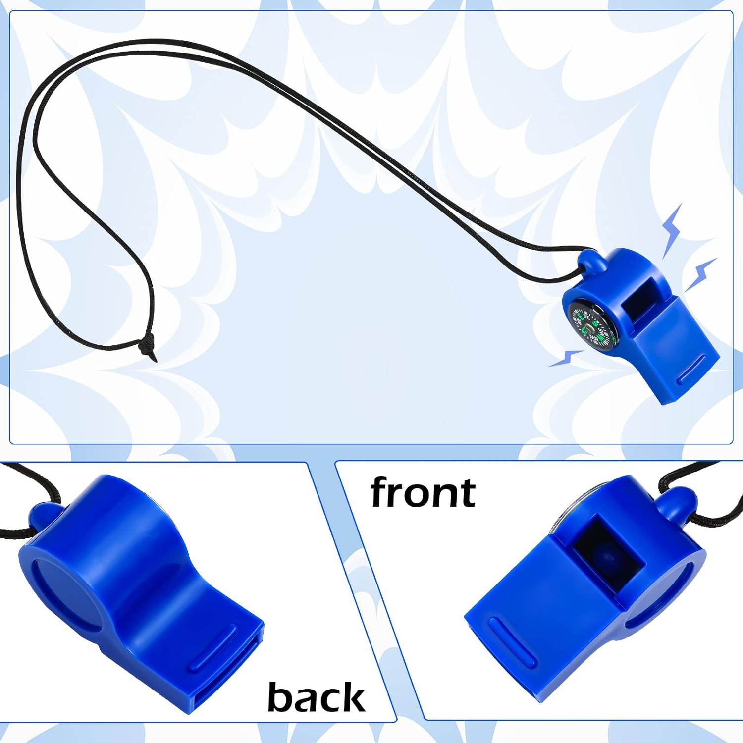 7 Pack 2-in-1 Whistle Compass  - Emergency Whistle Loud recensione e prezzo