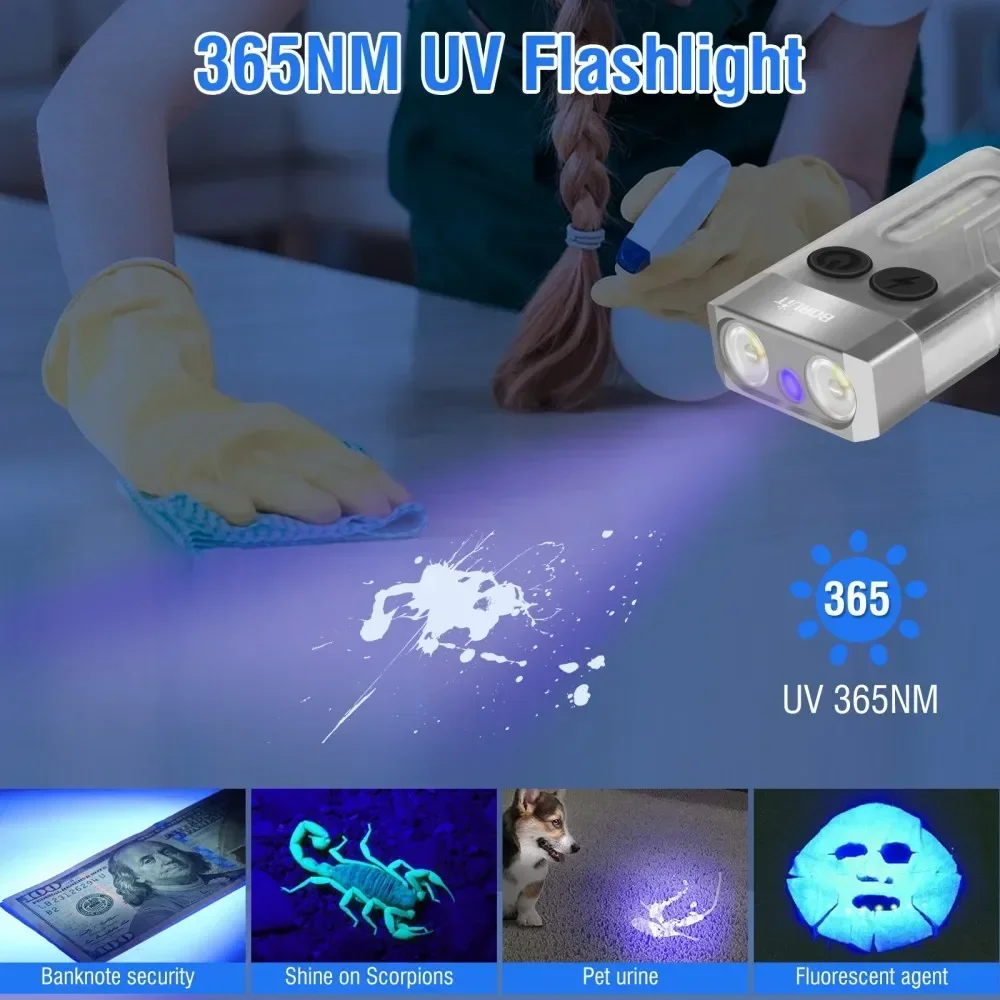 BORUiT V10 Keychain UV LED EDC - Fishing Kit Compact recensione e prezzo
