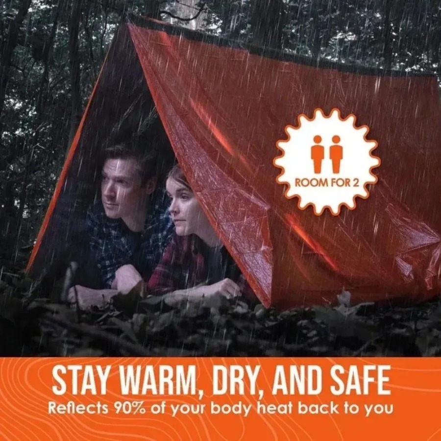1PC Anti-rain Emergency Sleepi - Emergency Mylar Tent recensione e prezzo