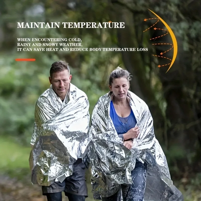 1pcs Outdoor survival portable - Survival Blanket Reflective recensione e prezzo