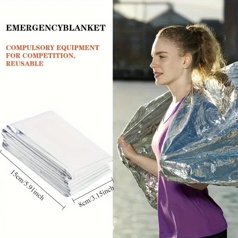 1pcs Outdoor survival portable - Survival Blanket Reflective recensione e prezzo