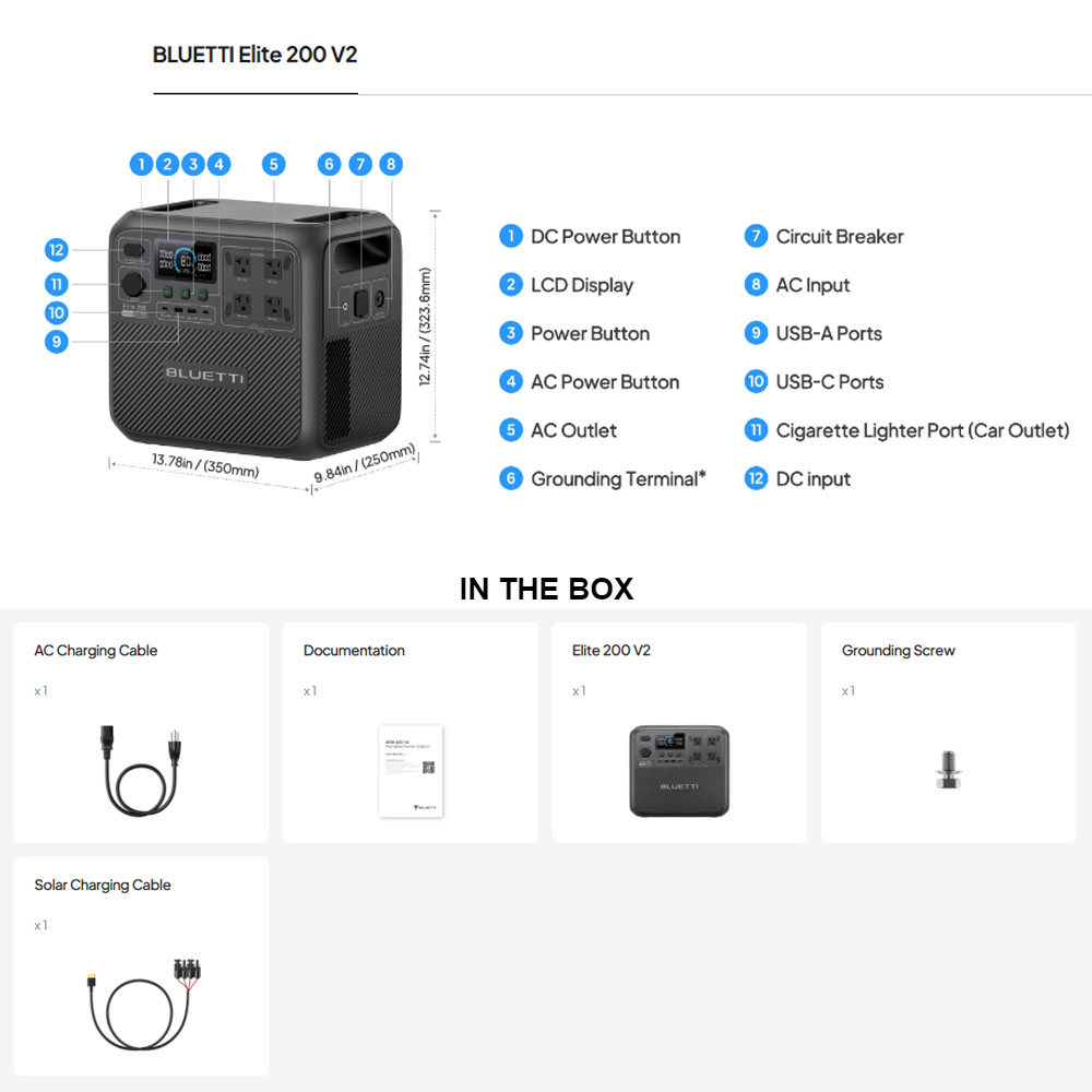 【Renew】BLUETTI Elite 200 V2 Po - Solar Emergency Charger recensione e prezzo