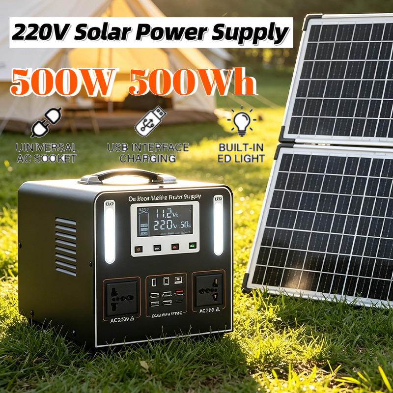 500Wh 500W 220V Portable Power - Solar Emergency Charger recensione e prezzo
