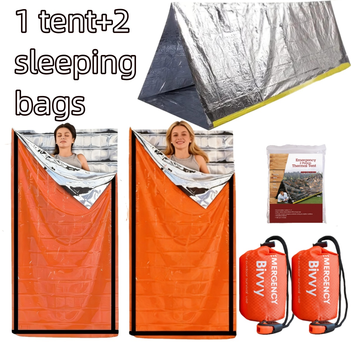 Compact Emergency Thermal Tent - Emergency Mylar Tent recensione e prezzo