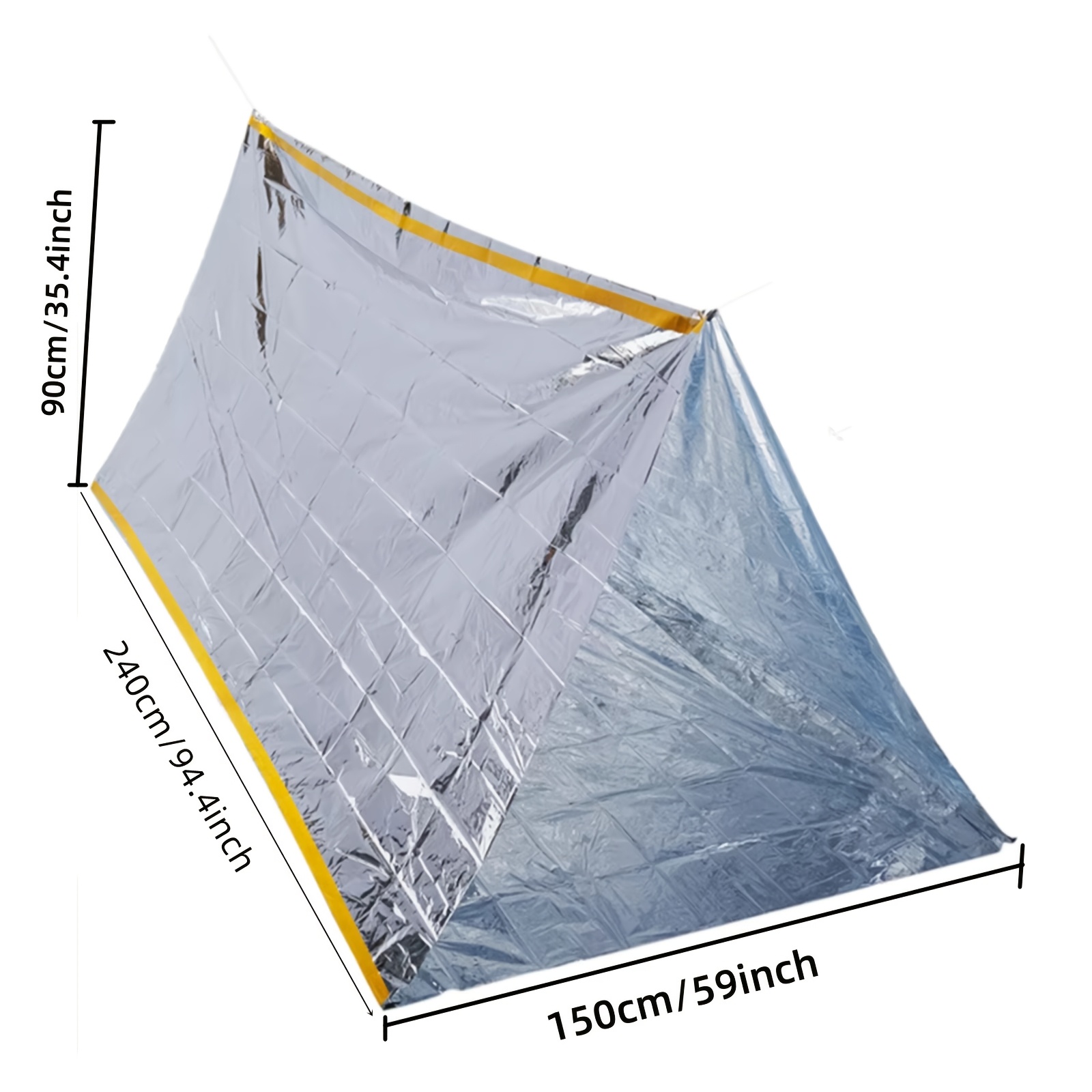 Compact Emergency Thermal Tent - Emergency Mylar Tent recensione e prezzo