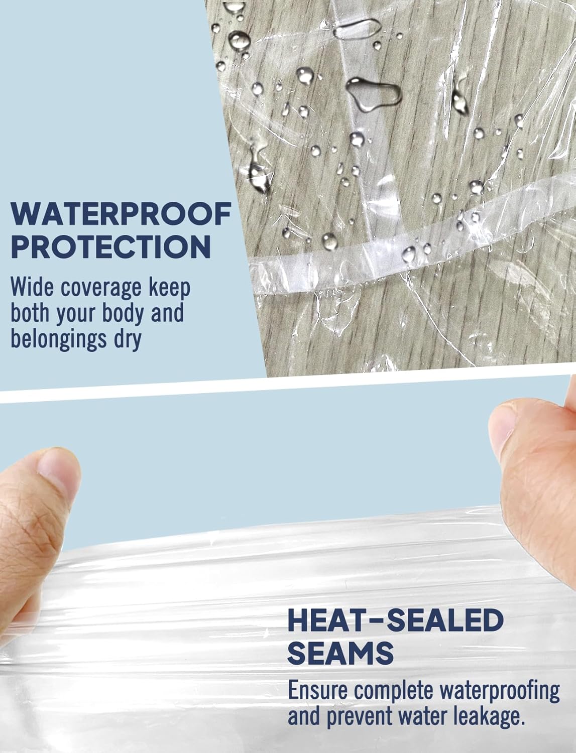 Disposable Rain Poncho for Adu - Emergency Poncho Rain recensione e prezzo