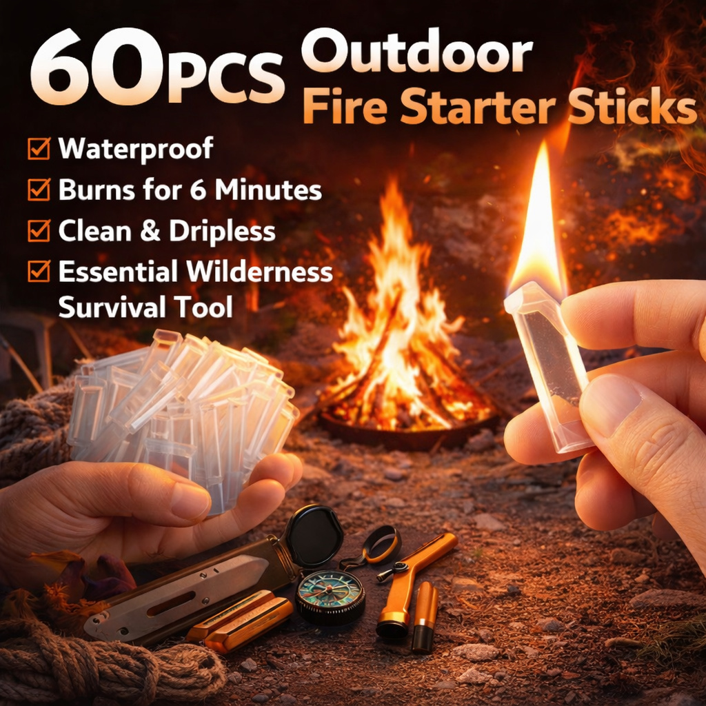 60PCS Waterproof Fire Starter  - Fire Starting Kit recensione e prezzo