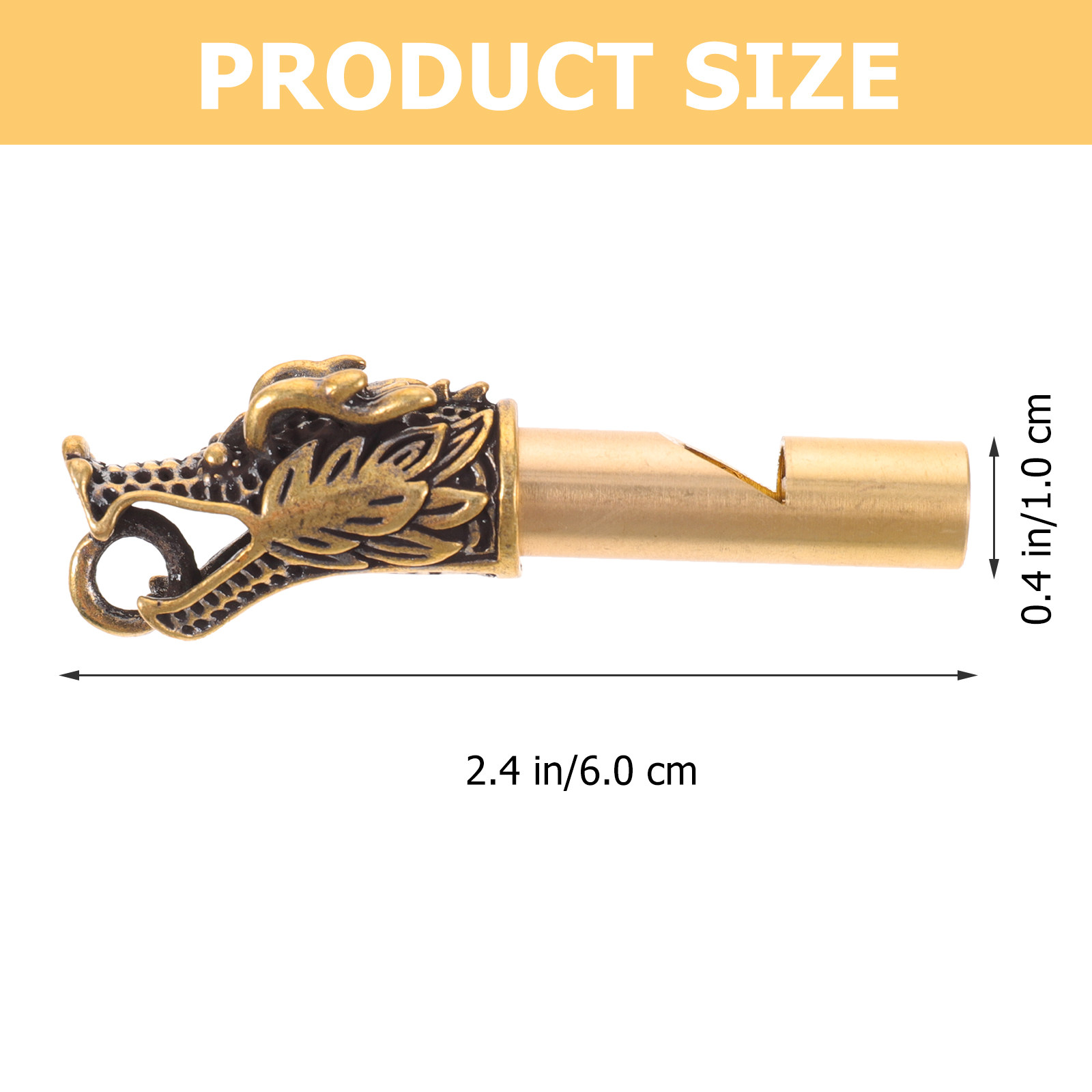 Delicate Brass Whistle Keychai - Emergency Whistle Loud recensione e prezzo
