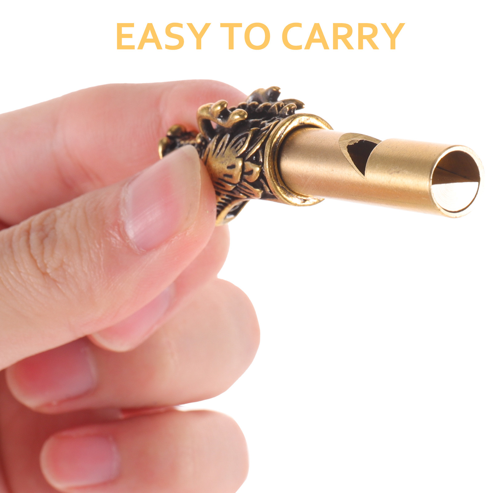 Delicate Brass Whistle Keychai - Emergency Whistle Loud recensione e prezzo