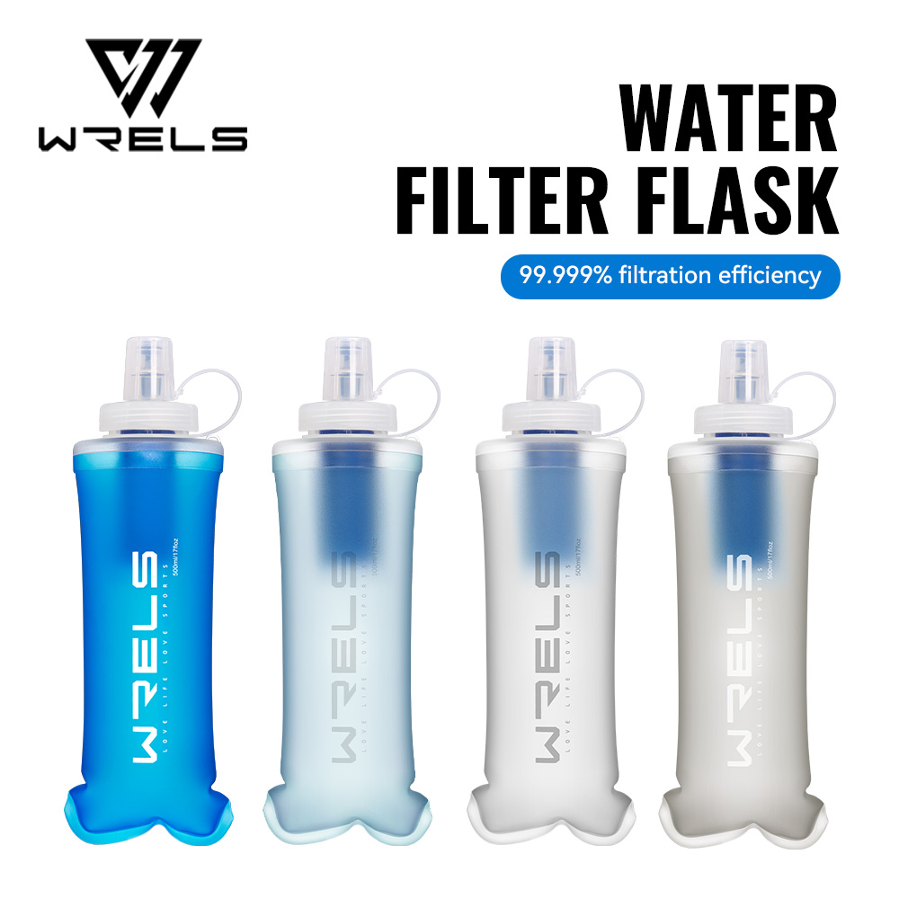 WRELS Water Filter Bottle Coll - Water Bag Collapsible recensione e prezzo