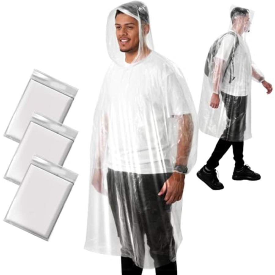 ANYOO Disposable Rain Poncho f - Emergency Poncho Rain recensione e prezzo
