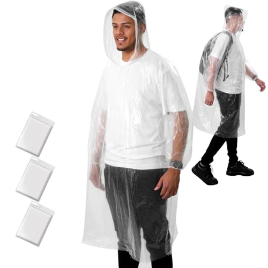 ANYOO Disposable Rain Poncho f - Emergency Poncho Rain recensione e prezzo