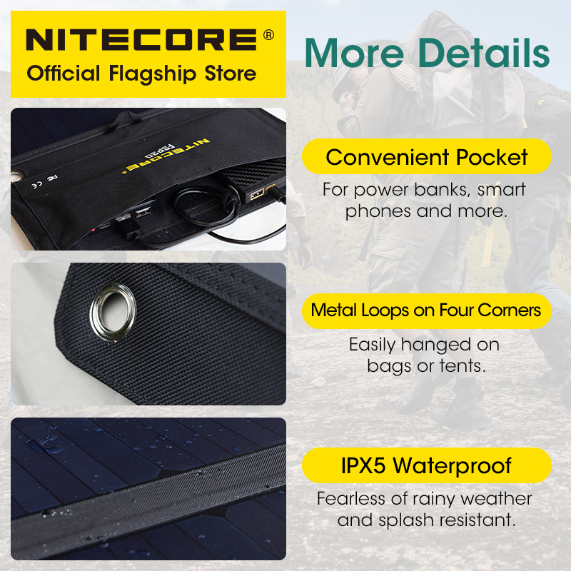 NITECORE FSP30 30W Portable So - Solar Emergency Charger recensione e prezzo