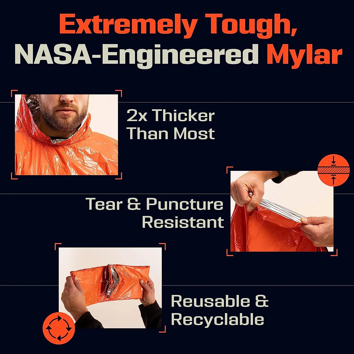LIFE Emergency Survival Poncho - Survival Blanket Reflective recensione e prezzo