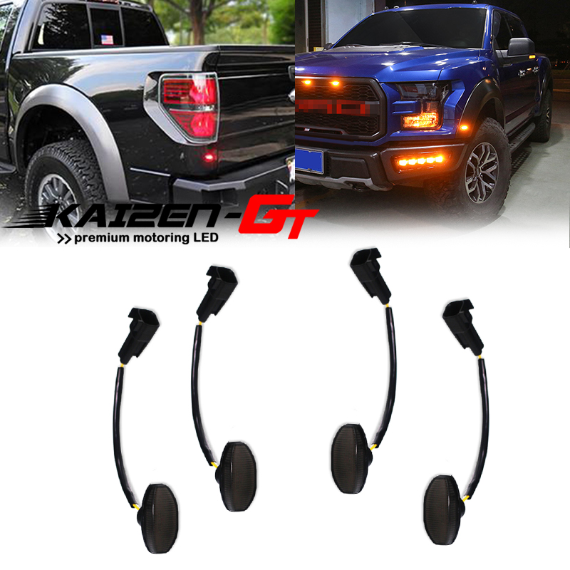 4PCS Smoked Lens Front Amber & - Signal Flare Kit recensione e prezzo