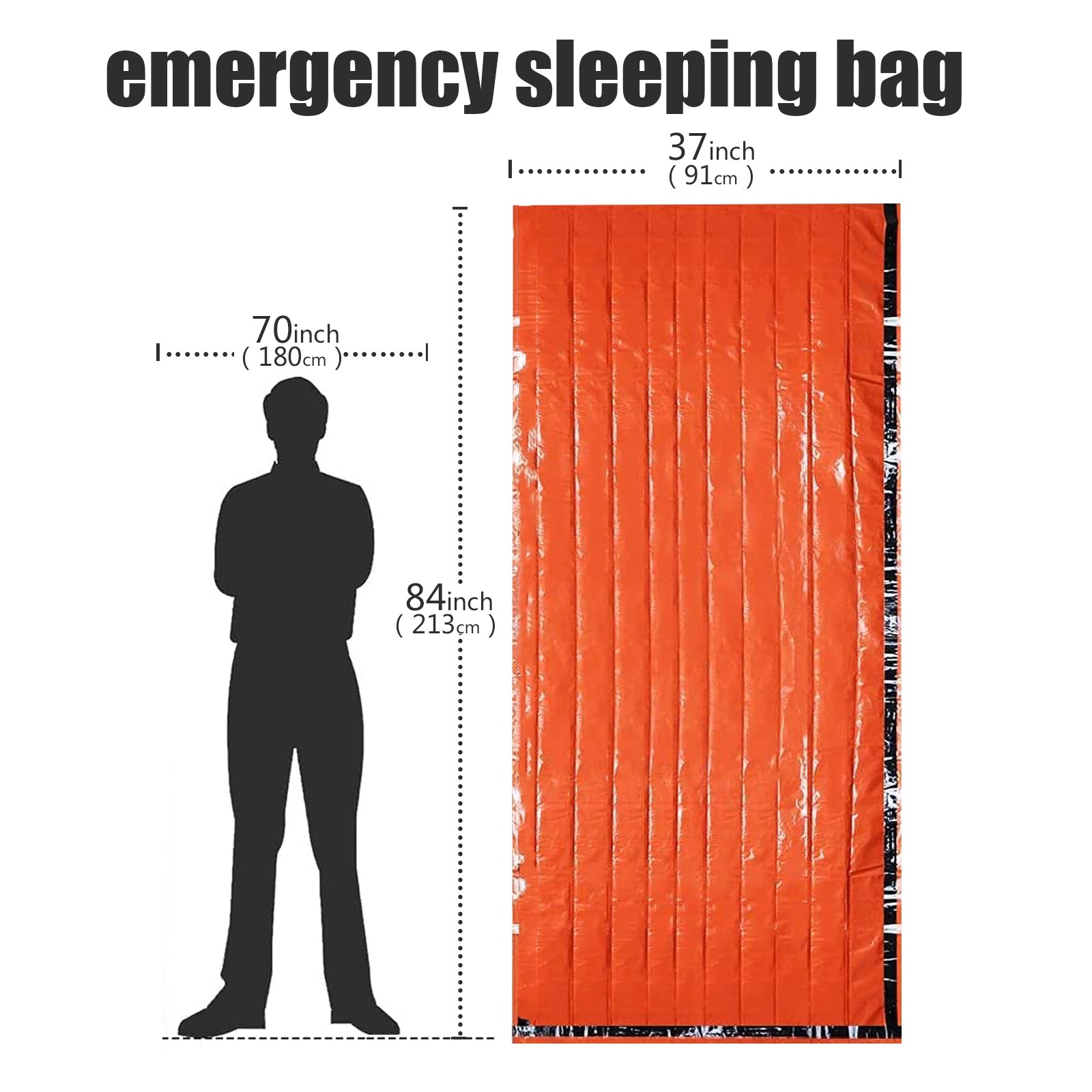 Emergency Sleeping Bag, Mylar  - Emergency Mylar Tent recensione e prezzo