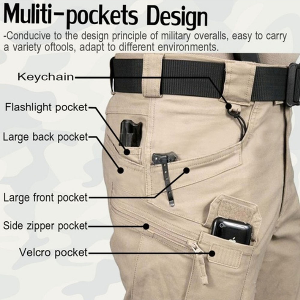 Men's Tactical Cargo Pants 6XL - Fishing Kit Compact recensione e prezzo